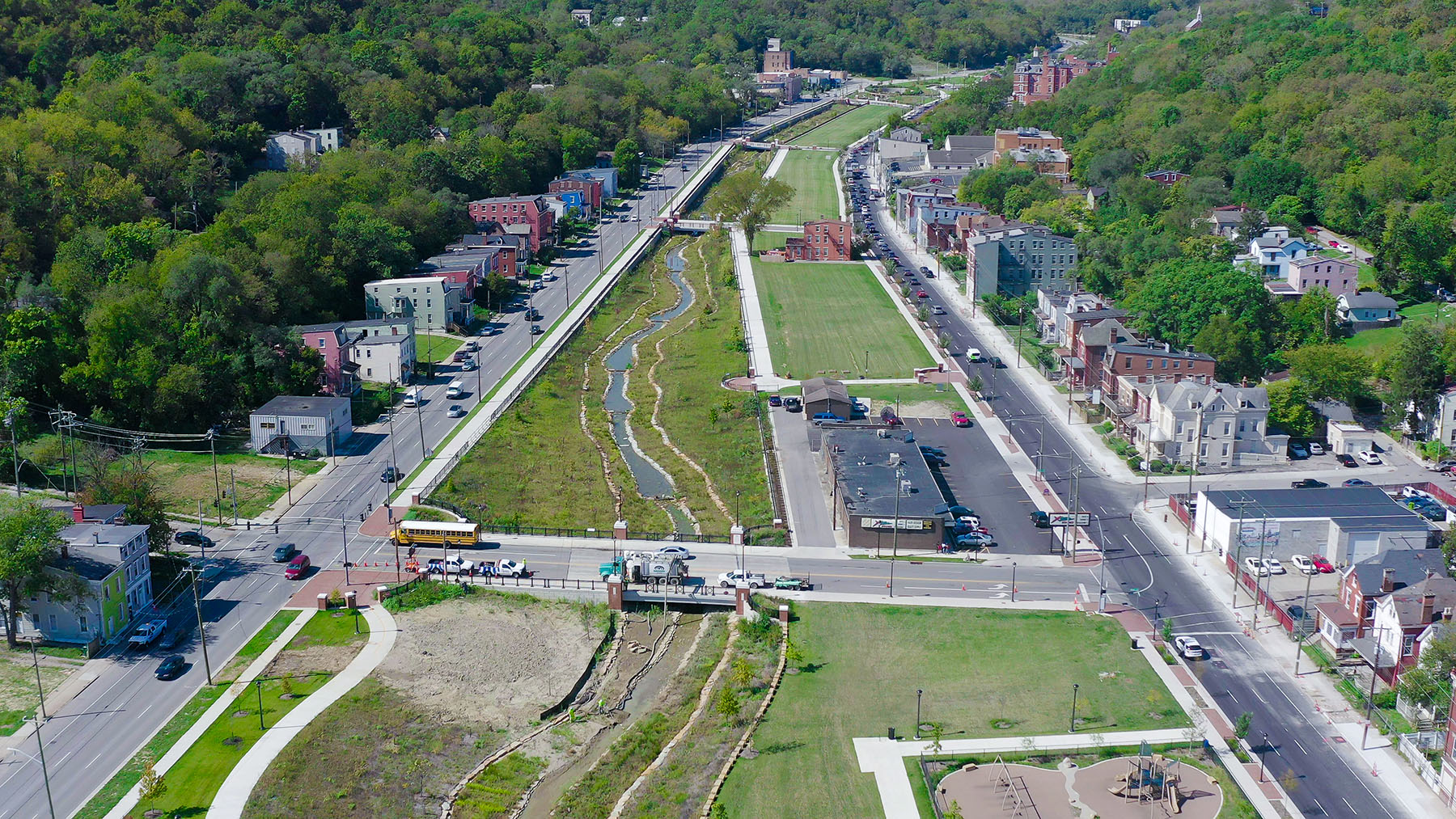 Grand Avenue bridge in 2021