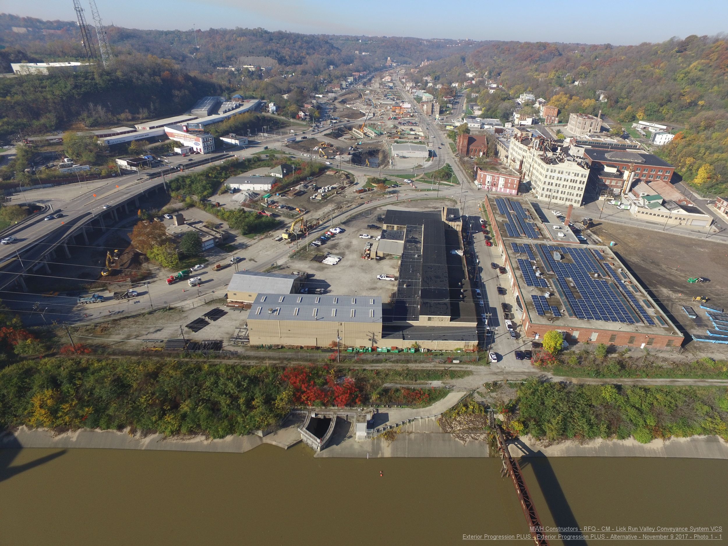 Banks of the Mill Creek in 2017