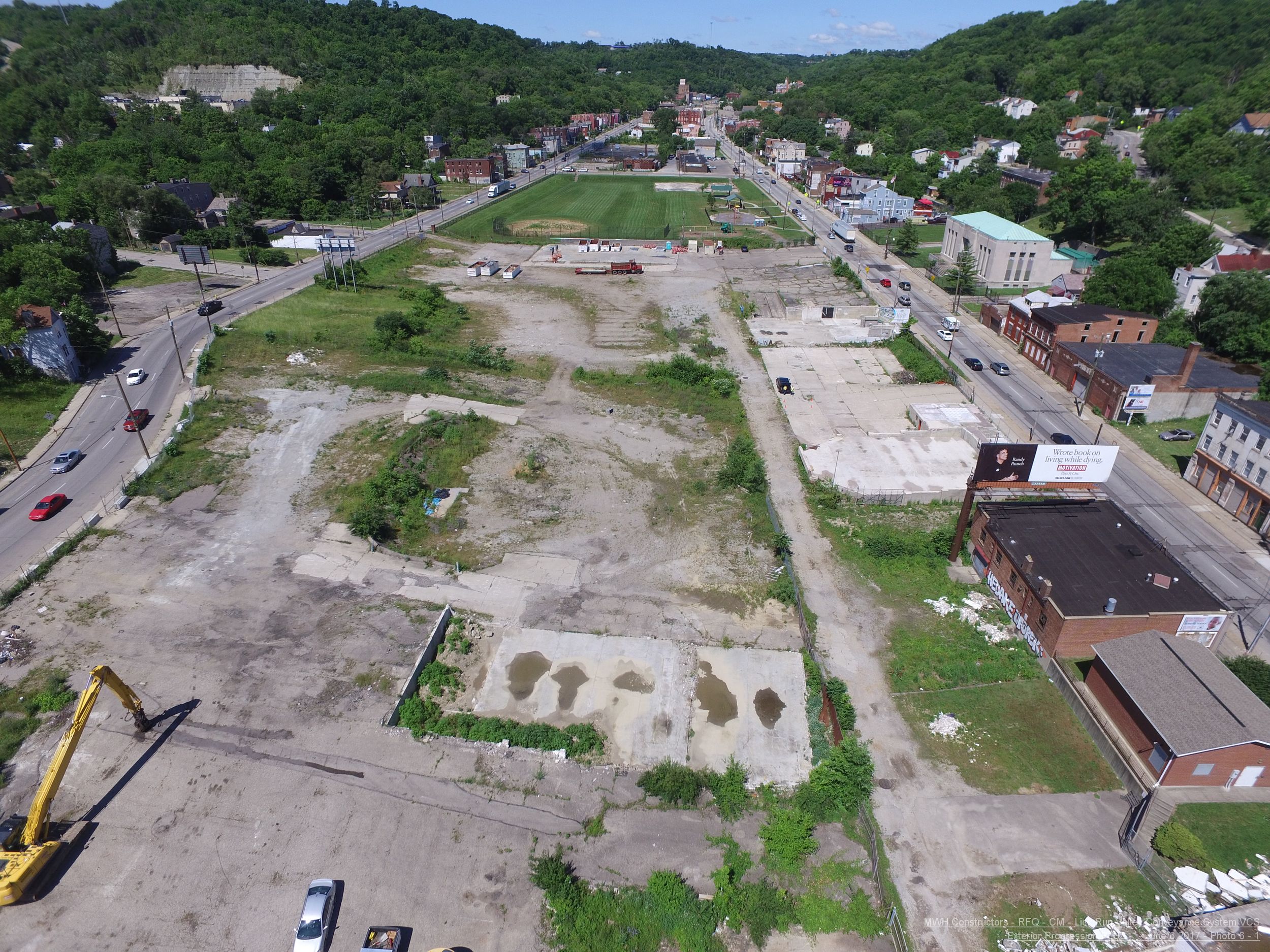 Area west of Harrison Avenue in 2017