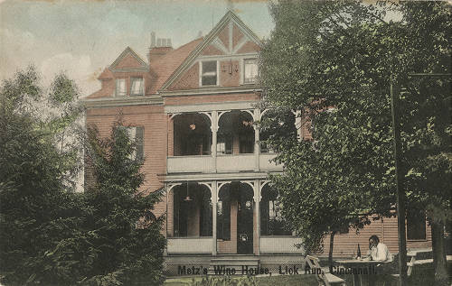 Postcard of Metz Wine House