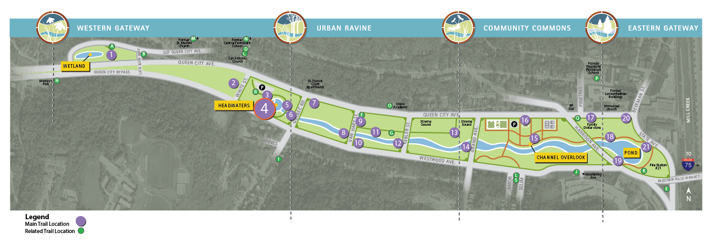 Map showing Trail Location #4 - Prohibition