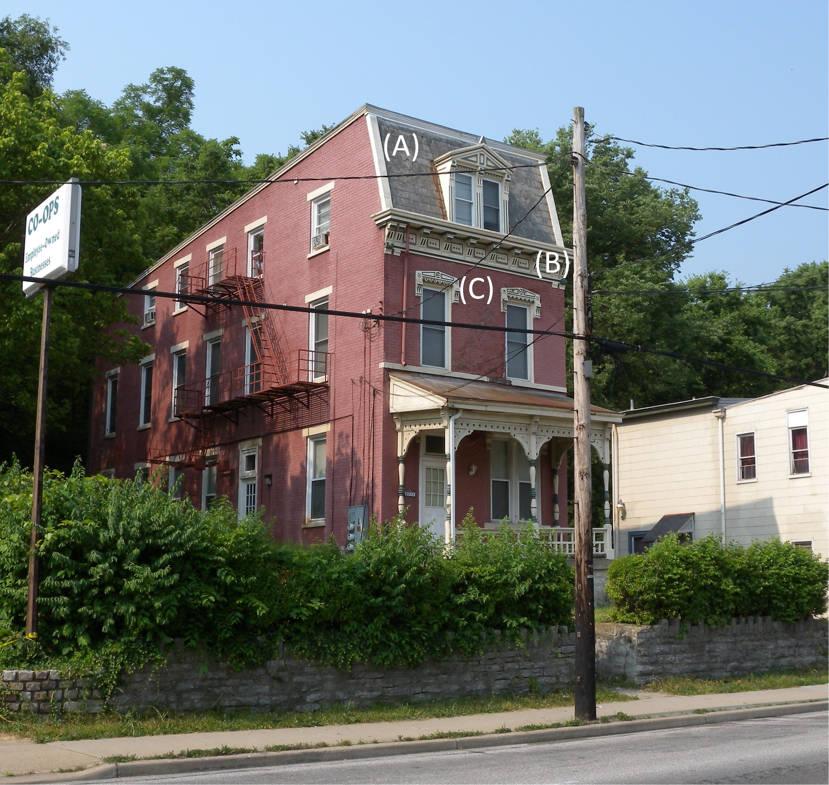 Second Empire style residence on Westwood Avenue