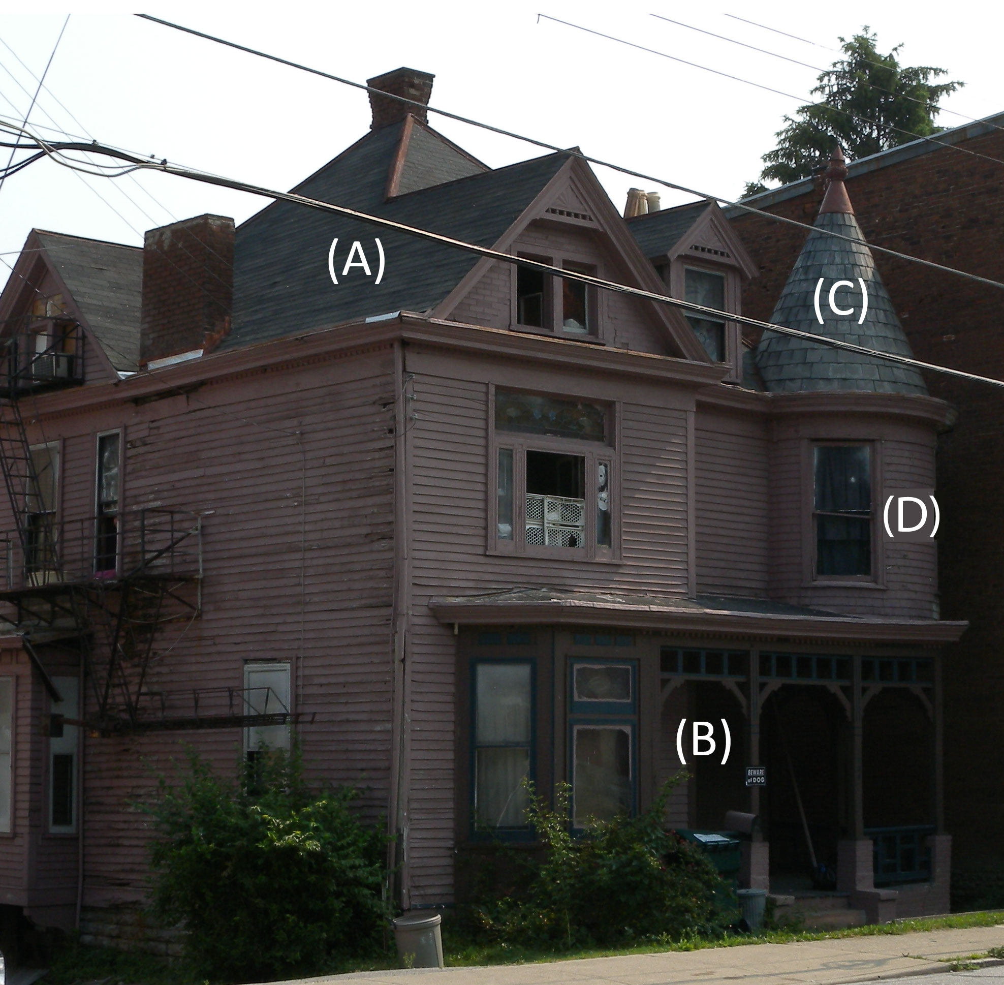 Example of Queen Anne style home that once stood on Westwood Avenue