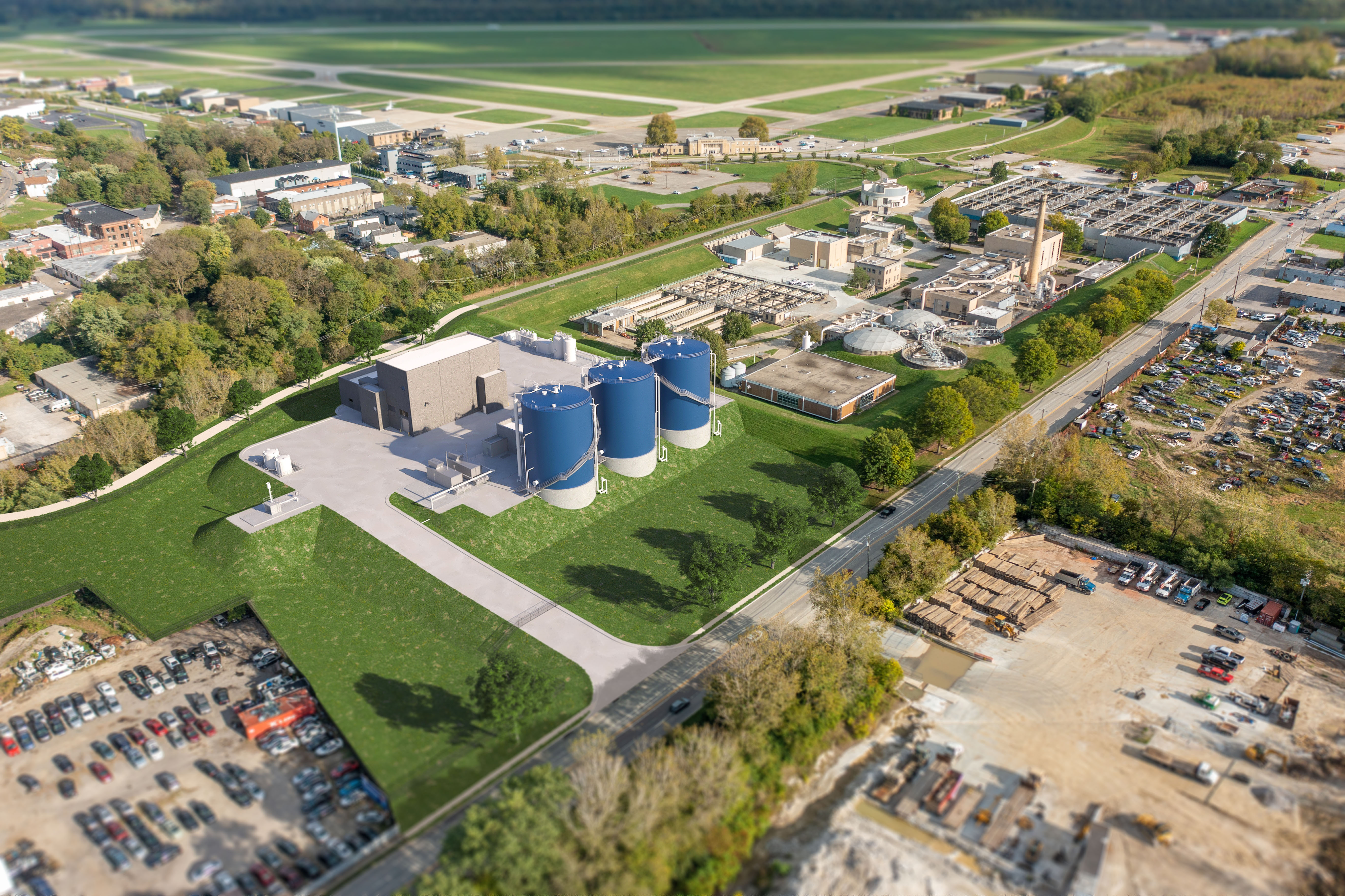 Rendering of new Anaerobic Digestion facility 